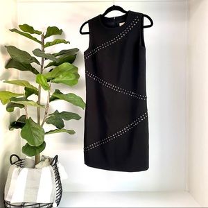 Michael Michael Kors Studded Shift Dress Black 4